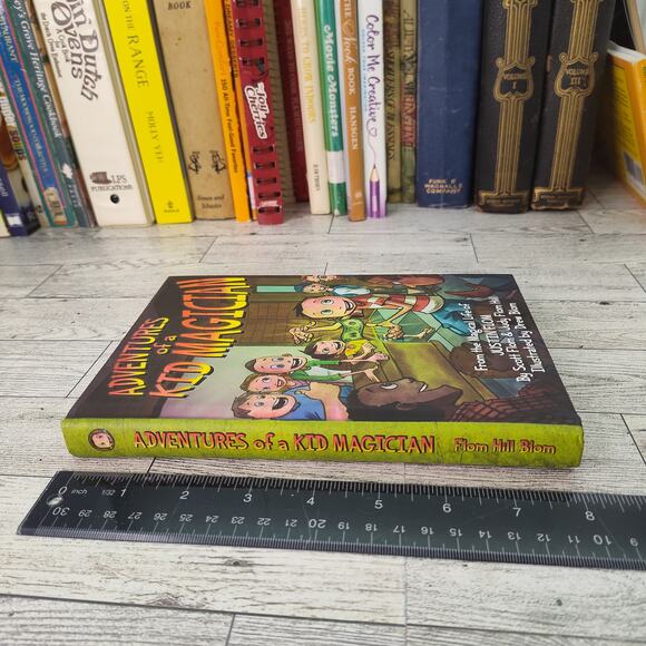 ADVENTURES OF A‎ KID MAGICIAN Justin Flom Scott Judy Flom Hardcover Kids Book - Picture 6 of 10